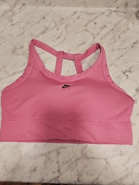 Nike Pink Women's Swim Sports Bikini Top with T-Strap Back